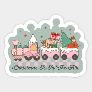 Christmas is in the air Sticker